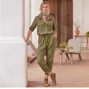 Sundance wayside Sage Green jumpsuit size small all roads